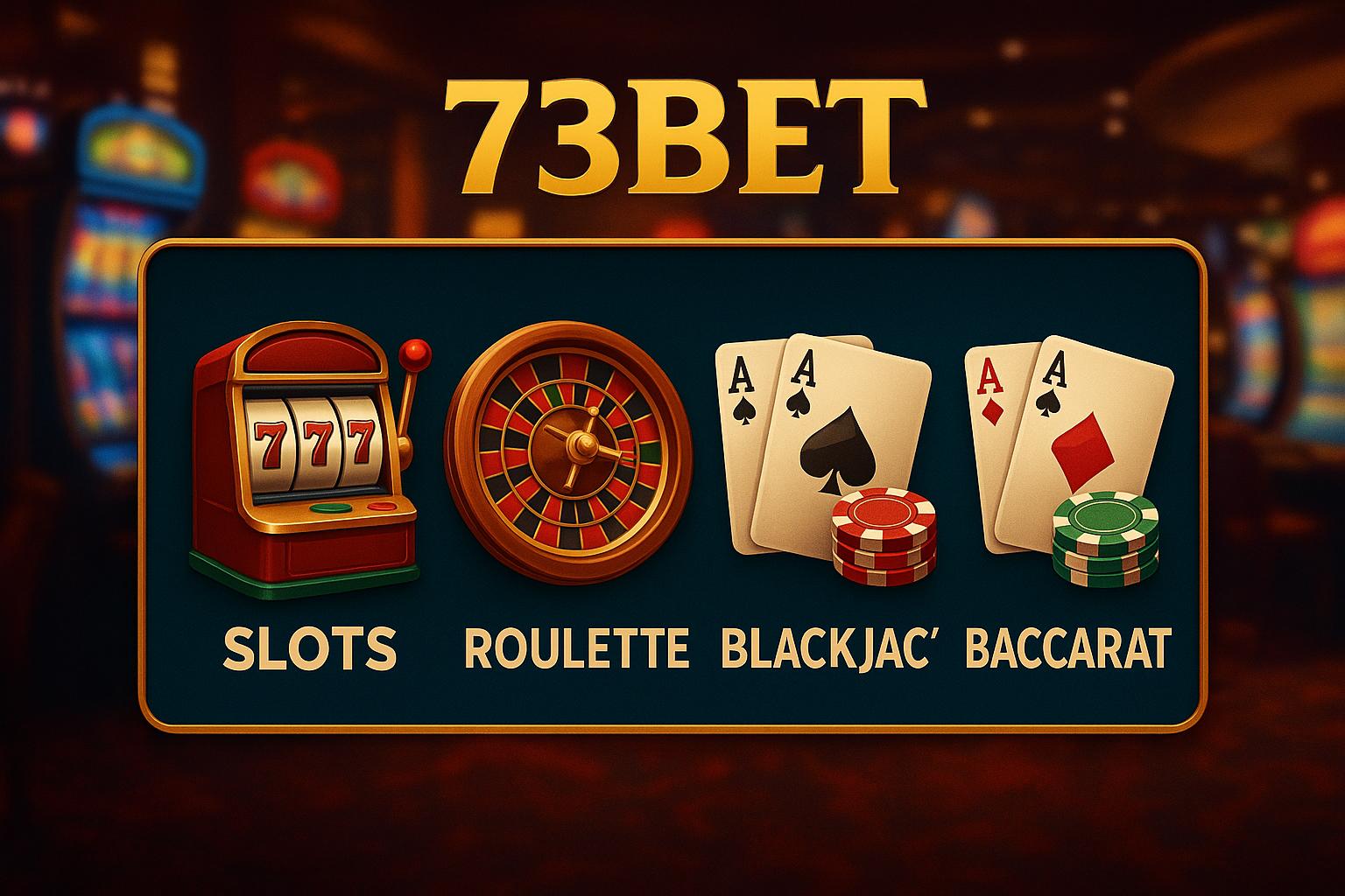 Jogos de cassino online inovadores e emocionantes na 73BET