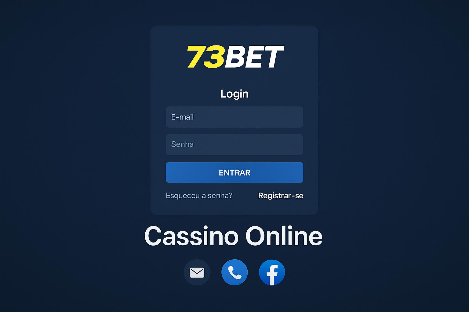 Não Perca tempo, o rRgistro na site 73BET